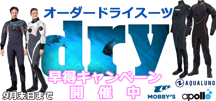 ドライスーツキャンペーン