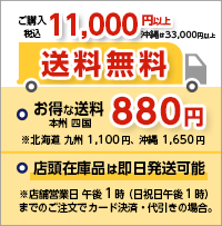 11,000円以上で送料無料