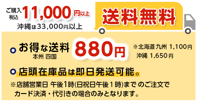 11,000円以上送料無料